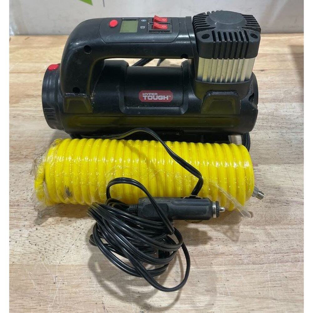 Hyper Tough 12V Heavy Duty Direct Drive Digital Tire Inflator w Detach LED Light